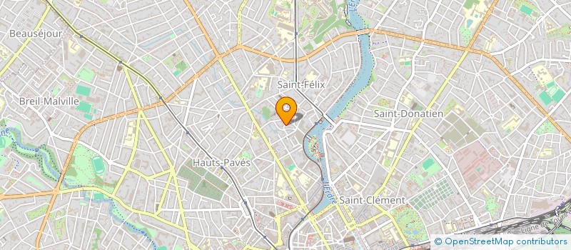 localisation de l'entreprise AQUARIUS à NANTES