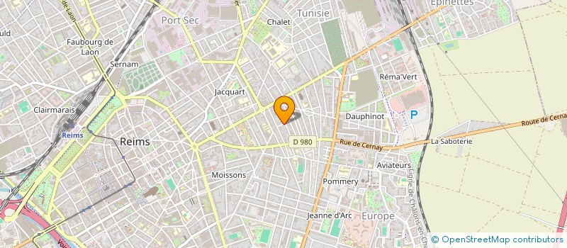 localisation de l'entreprise AQUARIUS  REIMS