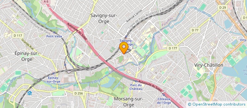 localisation de l'entreprise AQUARIUS FINANCES à SAVIGNY-SUR-ORGE