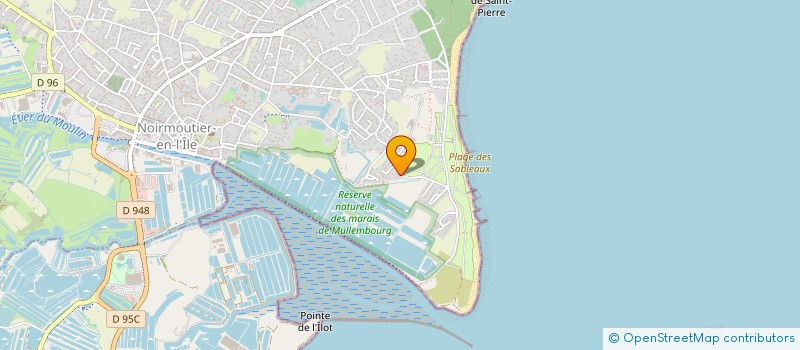 localisation de l'entreprise AQUAROLL à NOIRMOUTIER-EN-L'ILE