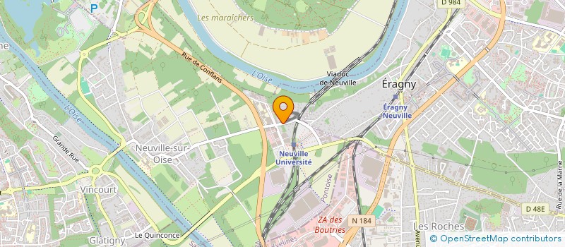 localisation de l'entreprise AQUASAN 95  NEUVILLE-SUR-OISE