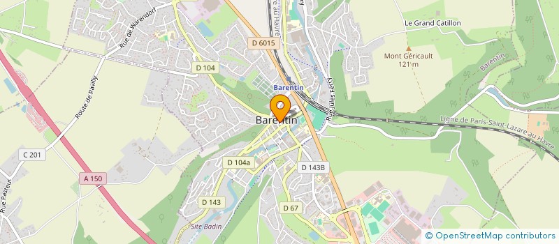 localisation de l'entreprise AQUASANTAL à BARENTIN