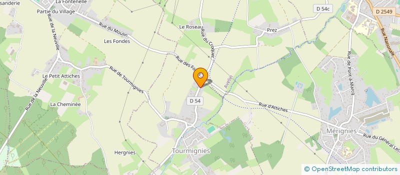 localisation de l'entreprise AQUASANTE SCM à TOURMIGNIES