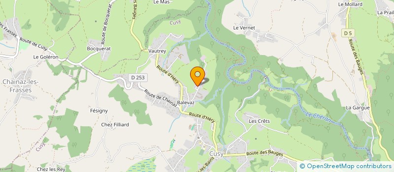 localisation de l'entreprise AQUASCADE  ALBY-SUR-CHERAN