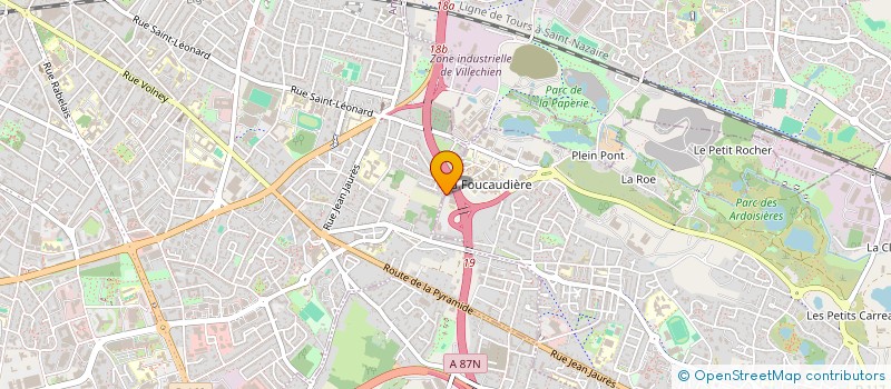 localisation de l'entreprise AQUASCOP à ANGERS