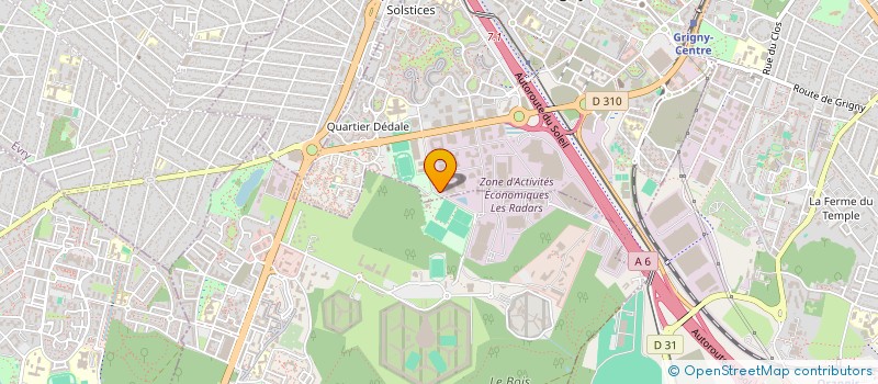 localisation de l'entreprise AQUASERV ASSAINISSEMENT à GRIGNY