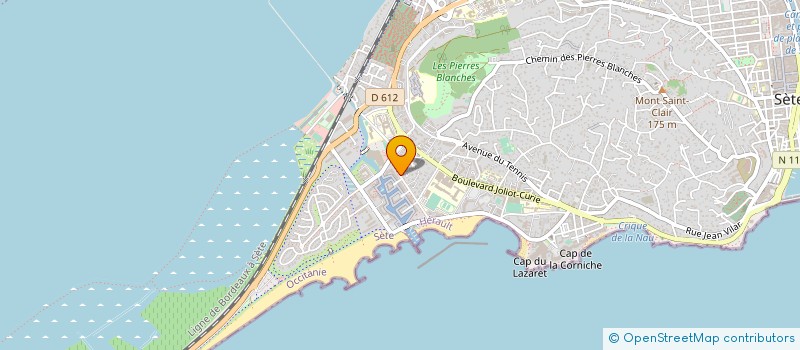 localisation de l'entreprise AQUASERVICE à SETE