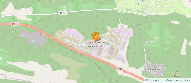 localisation de l'entreprise AQUASET à BRIGNOLES