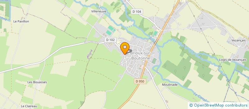 localisation de l'entreprise AQUASEVE  PAIZAY-LE-CHAPT