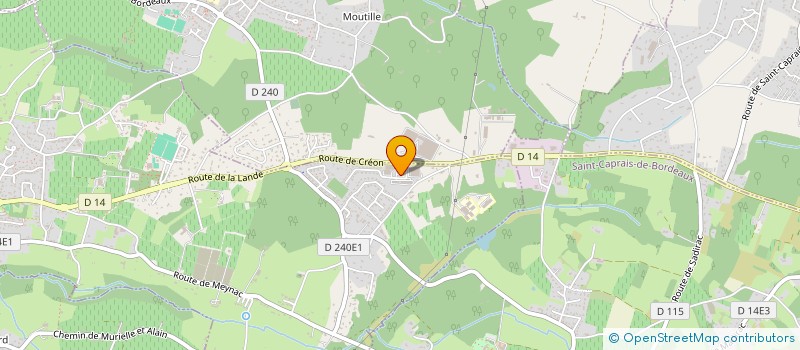localisation de l'entreprise AQUASOFT à CAMBLANES-ET-MEYNAC