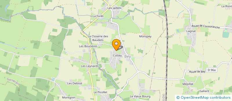 localisation de l'entreprise AQUASOL  BEY