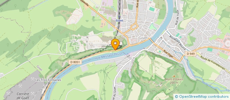 localisation de l'entreprise AQUASON FRANCE à GIVET