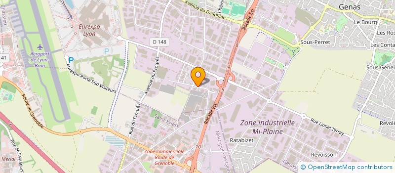 localisation de l'entreprise AQUASPHERE  CHASSIEU