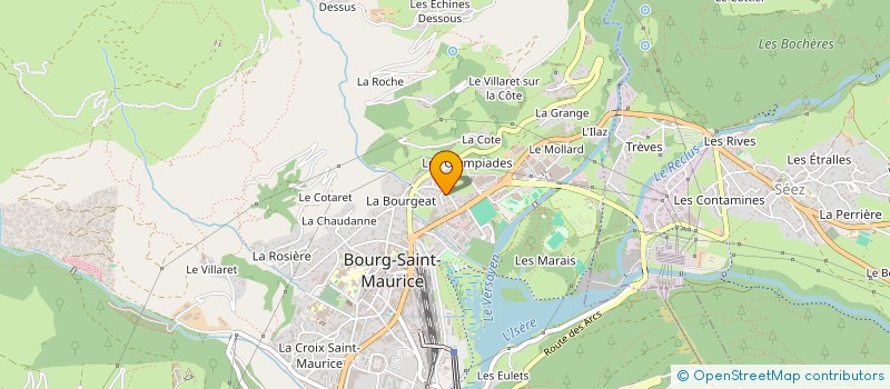 localisation de l'entreprise AQUASPHERE SARL à BOURG-SAINT-MAURICE