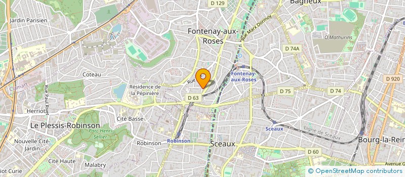 localisation de l'entreprise AQUASTRIKE à FONTENAY-AUX-ROSES