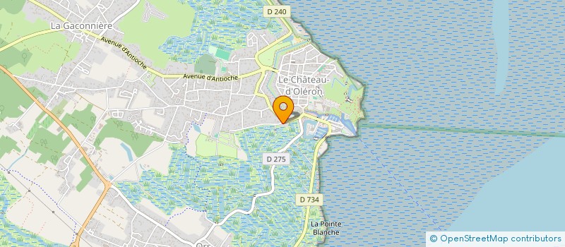 localisation de l'entreprise AQUASUB OLERON PLONGEE  LE CHATEAU-D'OLERON