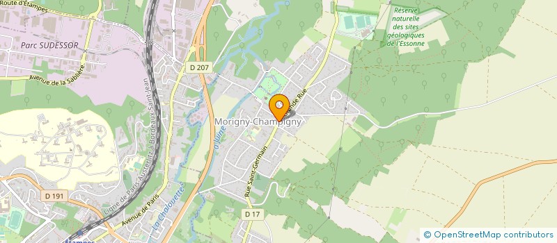 localisation de l'entreprise AQUASYSTEM  ETAMPES