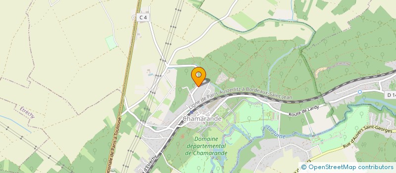 localisation de l'entreprise AQUATECHNIE  CHAMARANDE