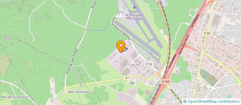 localisation de l'entreprise AQUATECHNIQUE à PERPIGNAN