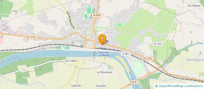 localisation de l'entreprise AQUATEN FRANCE  LA REOLE