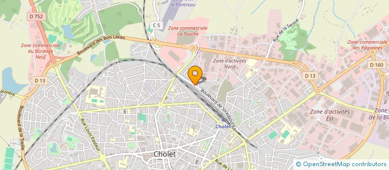 localisation de l'entreprise AQUATERRA DIFFUSION à CHOLET