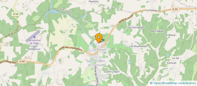 localisation de l'entreprise AQUATERRA TP  SAINT-CREPIN-ET-CARLUCET