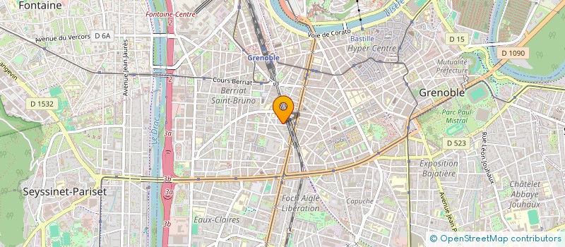 localisation de l'entreprise AQUATHERM à GRENOBLE