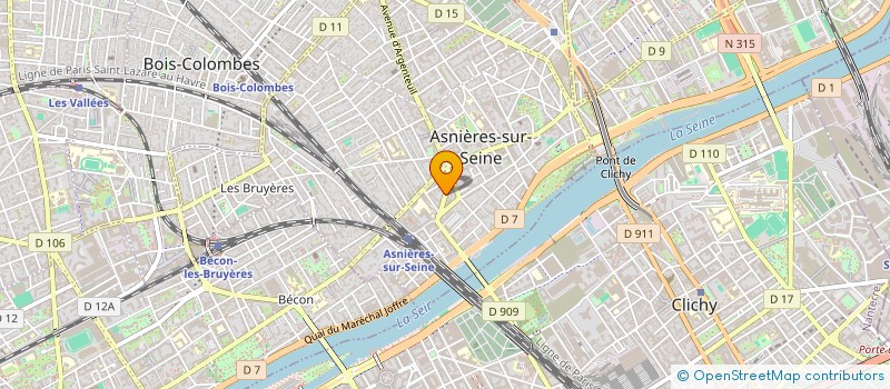 localisation de l'entreprise AQUATHERME à ASNIERES-SUR-SEINE