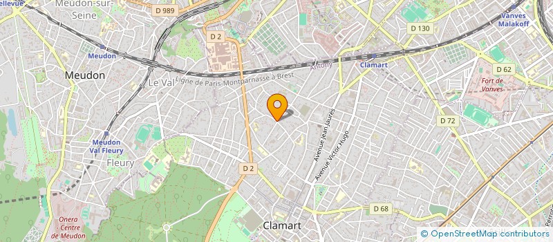 localisation de l'entreprise AQUATHIL à CLAMART