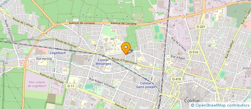 localisation de l'entreprise AQUATIC CLUB D'ALSACE COLMAR ACAC  COLMAR