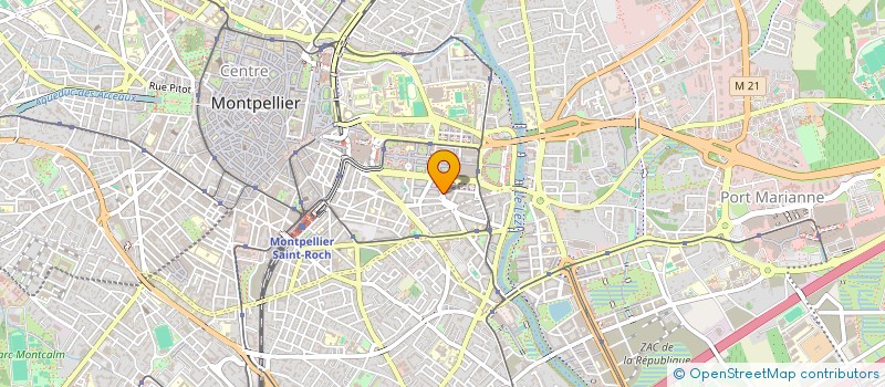 localisation de l'entreprise AQUATIC CLUB DE COURNONTERRAL à MONTPELLIER