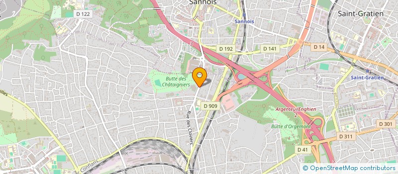 localisation de l'entreprise AQUATICAFET à ARGENTEUIL