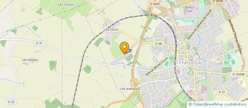 localisation de l'entreprise AQUATICAL à CHANTONNAY