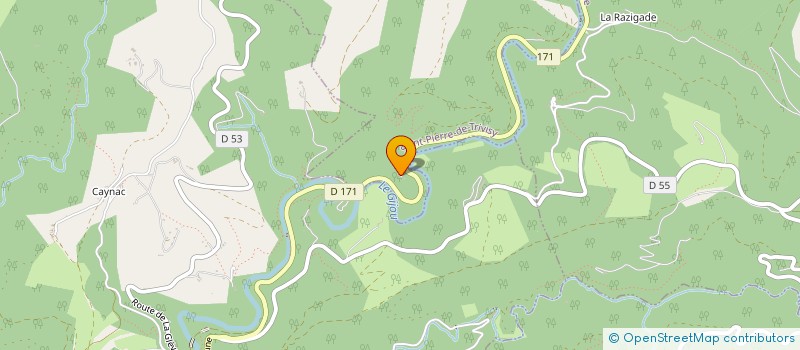 localisation de l'entreprise AQUATICKA  SAINT-PIERRE-DE-TRIVISY