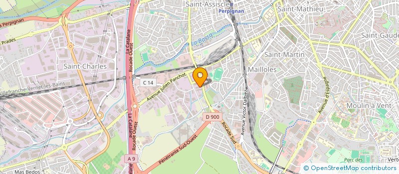 localisation de l'entreprise AQUATIKA à PERPIGNAN