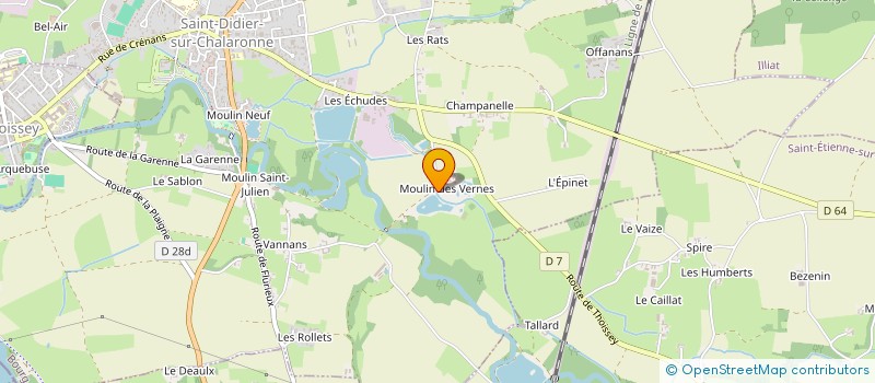 localisation de l'entreprise AQUATIQUEMENT VOTRE  SAINT-DIDIER-SUR-CHALARONNE