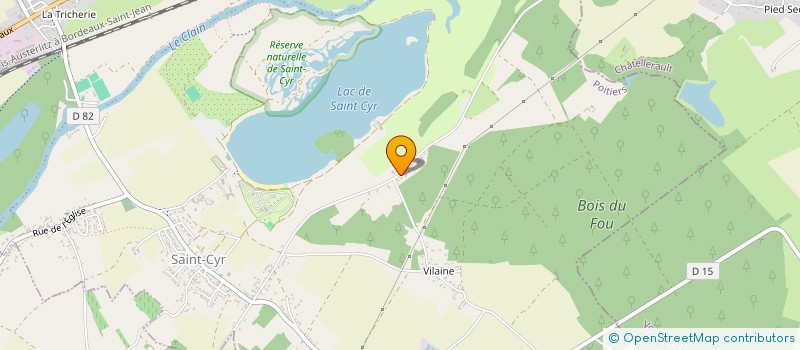 localisation de l'entreprise AQUATIS-POIRIER  BEAUMONT SAINT-CYR