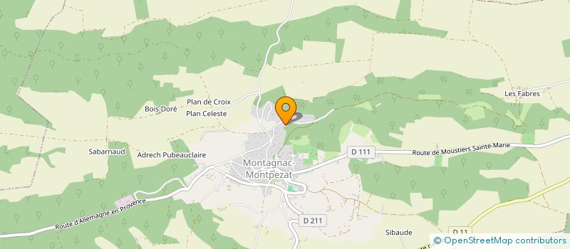 localisation de l'entreprise AQUATTITUDE à MONTAGNAC-MONTPEZAT