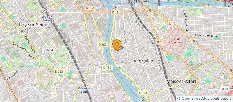 localisation de l'entreprise AQUATYCIA COEA à ALFORTVILLE