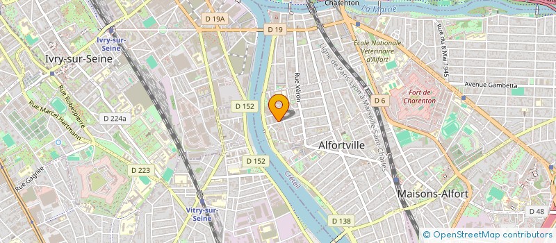 localisation de l'entreprise AQUATYCIA EXPERTISE à ALFORTVILLE