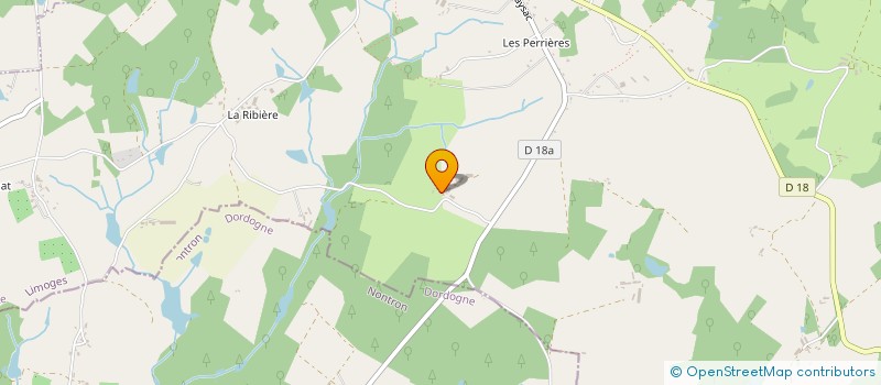 localisation de l'entreprise AQUAVERDIER EARL à GLANDON