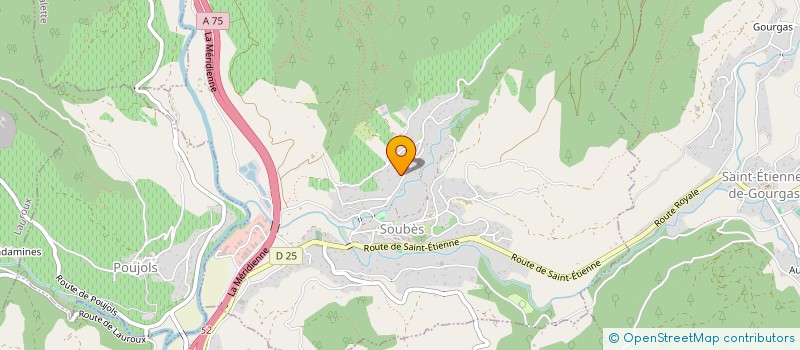 localisation de l'entreprise AQUAVITAE OCCITANIE  SOUBES