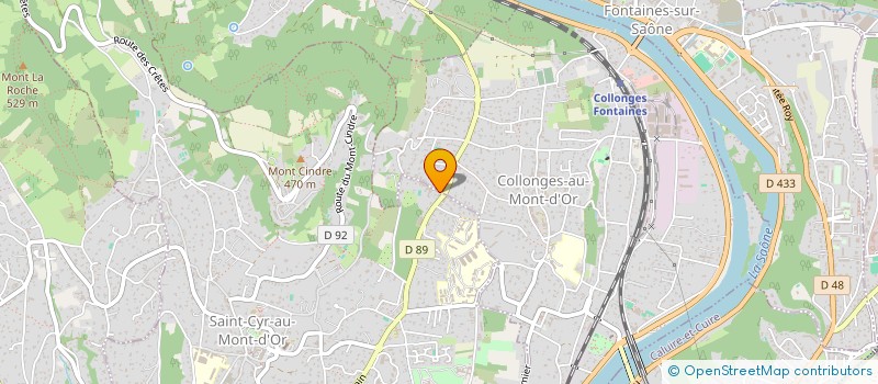 localisation de l'entreprise AQUAVIVA  SAINT-CYR-AU-MONT-D'OR