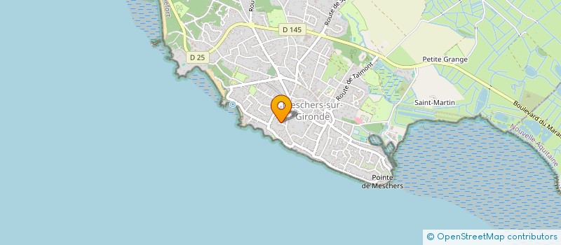 localisation de l'entreprise AQUAWELLNESS à MESCHERS-SUR-GIRONDE