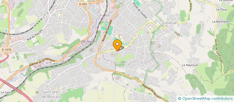 localisation de l'entreprise AQUAZEN  COUBLEVIE