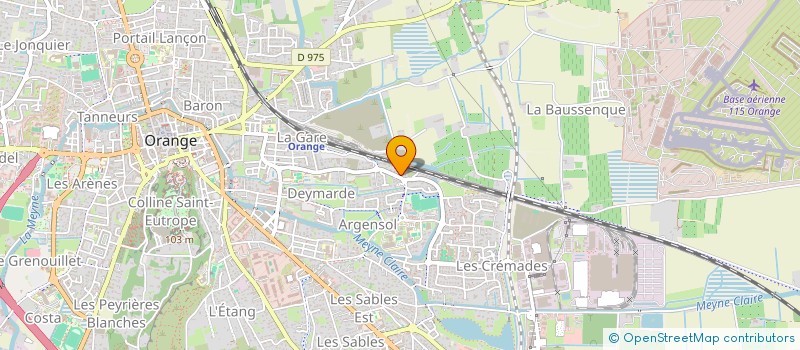 localisation de l'entreprise AQUAZEN PISCINES  ORANGE