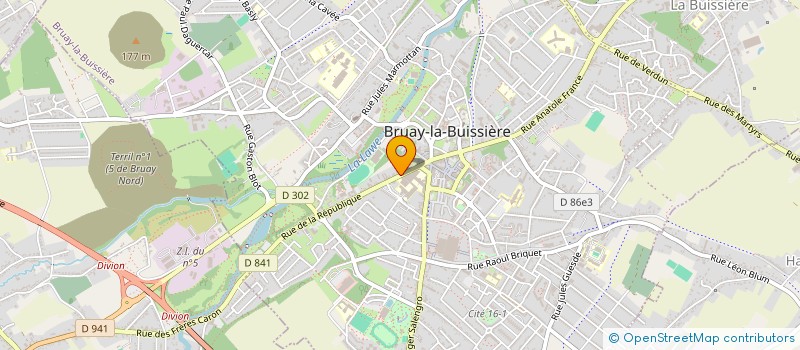 localisation de l'entreprise AQUAZEN RENOVATION  BRUAY-LA-BUISSIERE