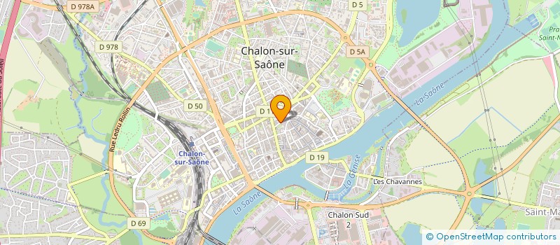 localisation de l'entreprise AQUAZEN SPA à CHALON-SUR-SAONE