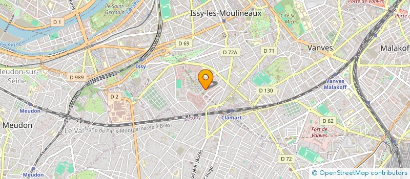 localisation de l'entreprise AQUAZENA à ISSY-LES-MOULINEAUX