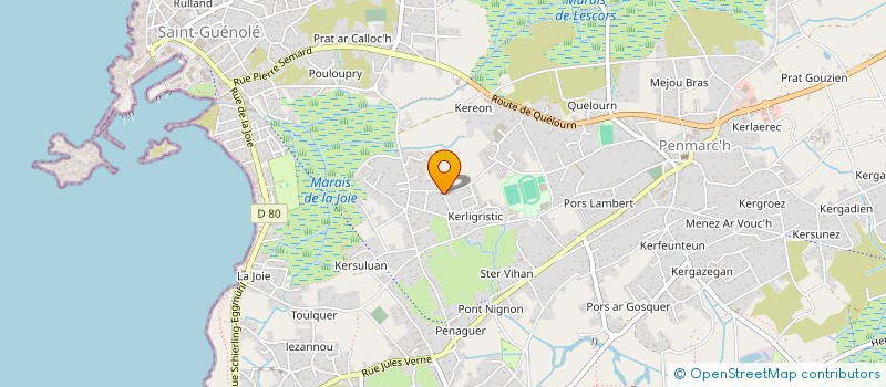 localisation de l'entreprise AQUEDUC à PENMARCH